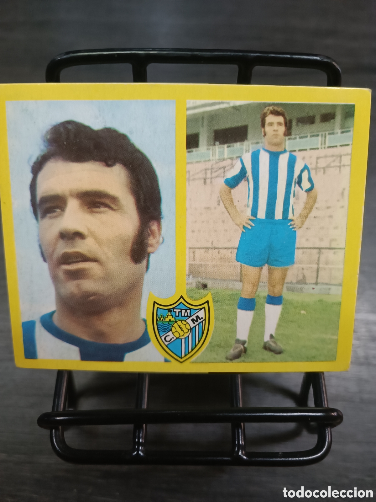 Cromos de f&uacute;tbol: 1972 Liga Este Arias m&aacute;laga despegado
