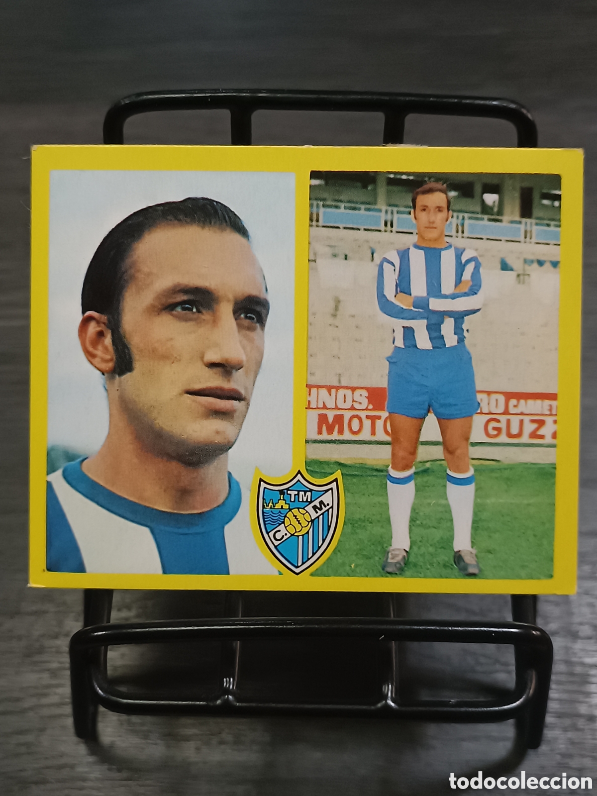 Cromos de f&uacute;tbol: 1972 Liga Este Macias M&aacute;laga despegado