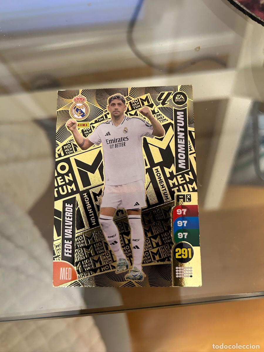 Cromos de f&uacute;tbol: fede valverde momentum 2024-25 buen estado adrenalyn