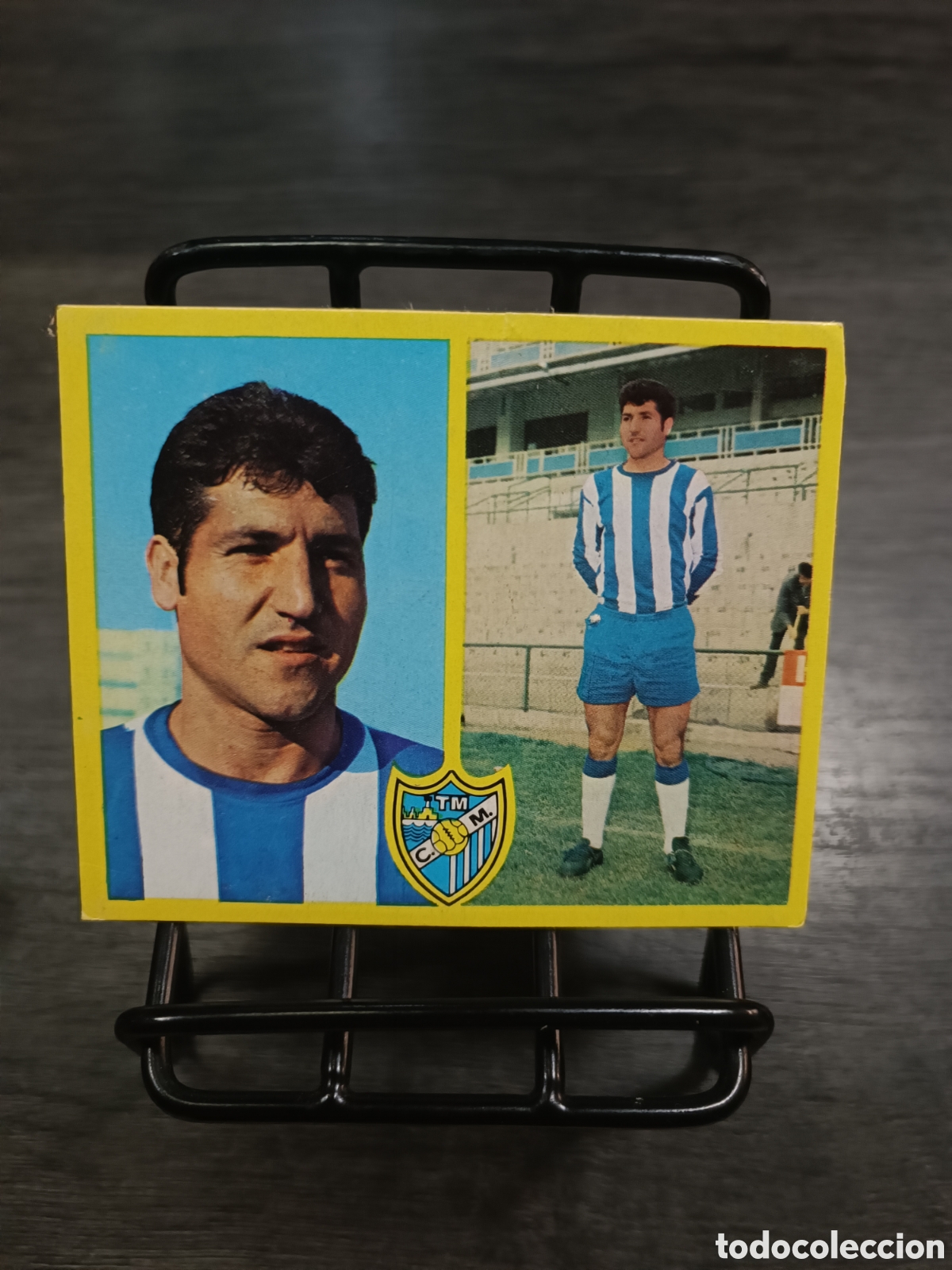 Cromos de f&uacute;tbol: 1972 Liga Este Monreal M&aacute;laga despegado