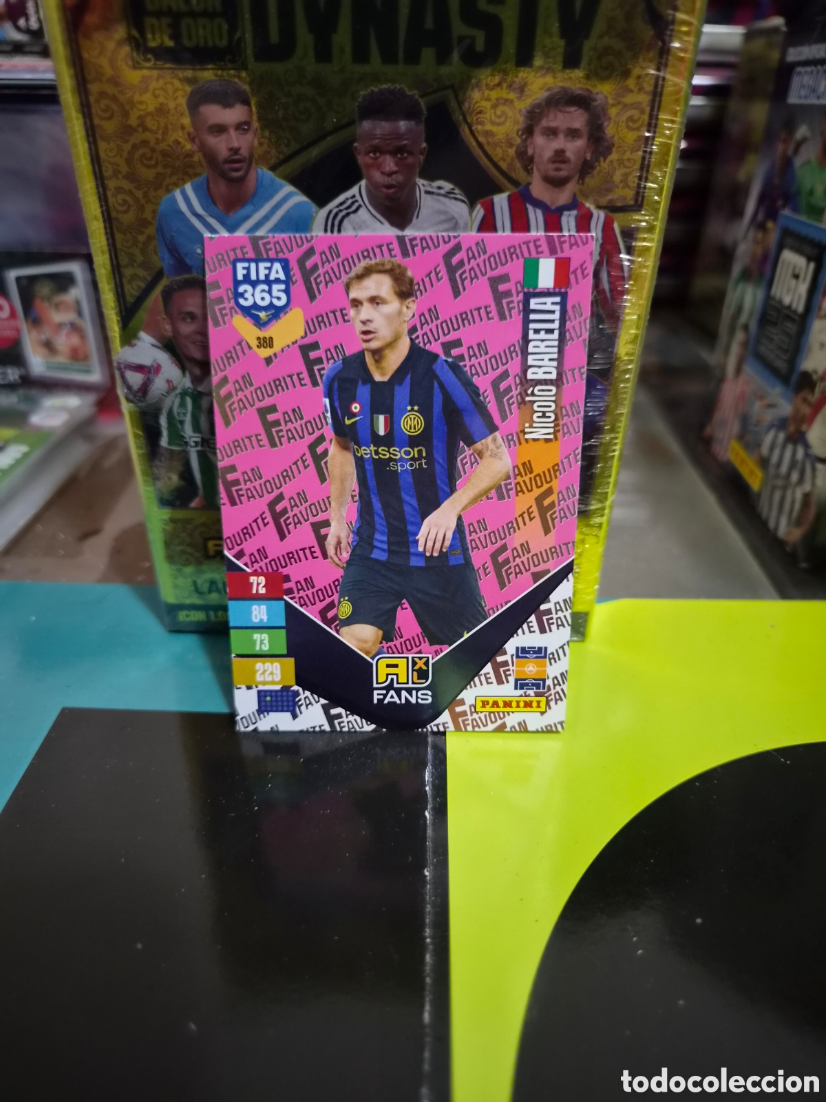 Cromos de f&uacute;tbol: N&deg;380 Fans Pink Barella FIFA 365 2027