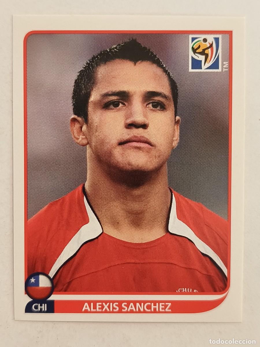 Cromos de f&uacute;tbol: #634 ALEXIS SANCHEZ (CHILE) MUNDIAL SUDAFRICA 2010 PANINI