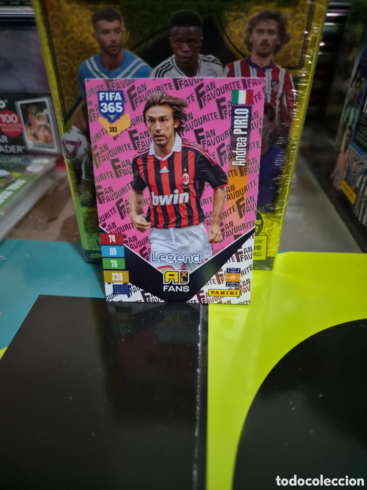 Cromos de f&uacute;tbol: N&deg;383 Fans Legends Pink Pirlo FIFA 365 2027