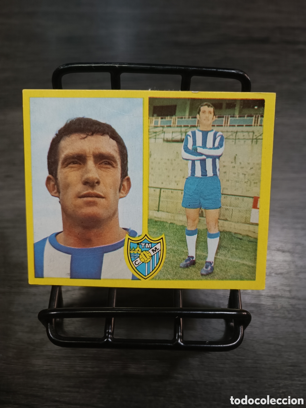 Cromos de f&uacute;tbol: 1972 Liga Este Ben&iacute;tez m&aacute;laga despegado