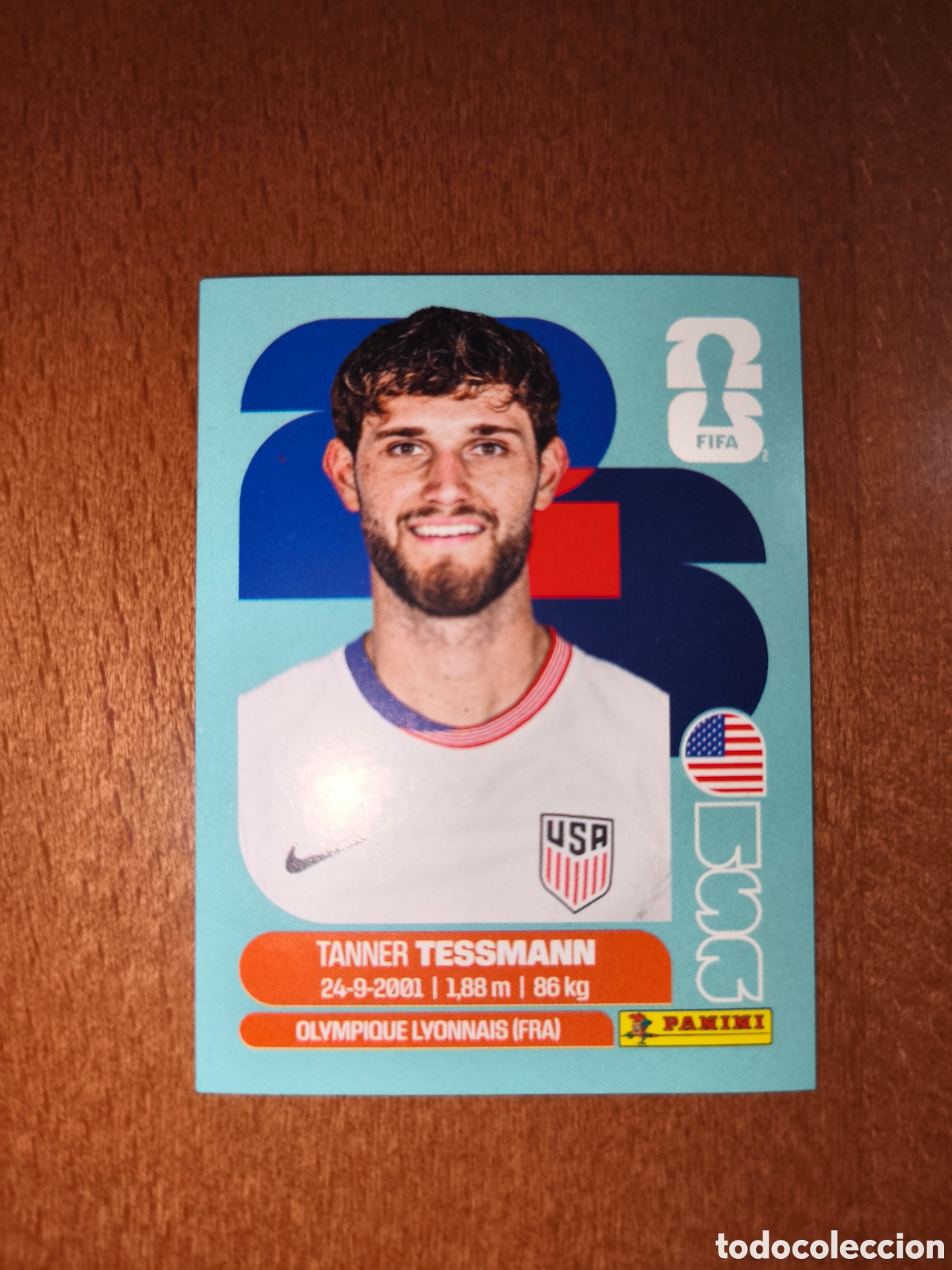 Cromos de f&uacute;tbol: USA9 Tanner Tessmann USA 9 Fifa World Cup 2026 Estados Unidos