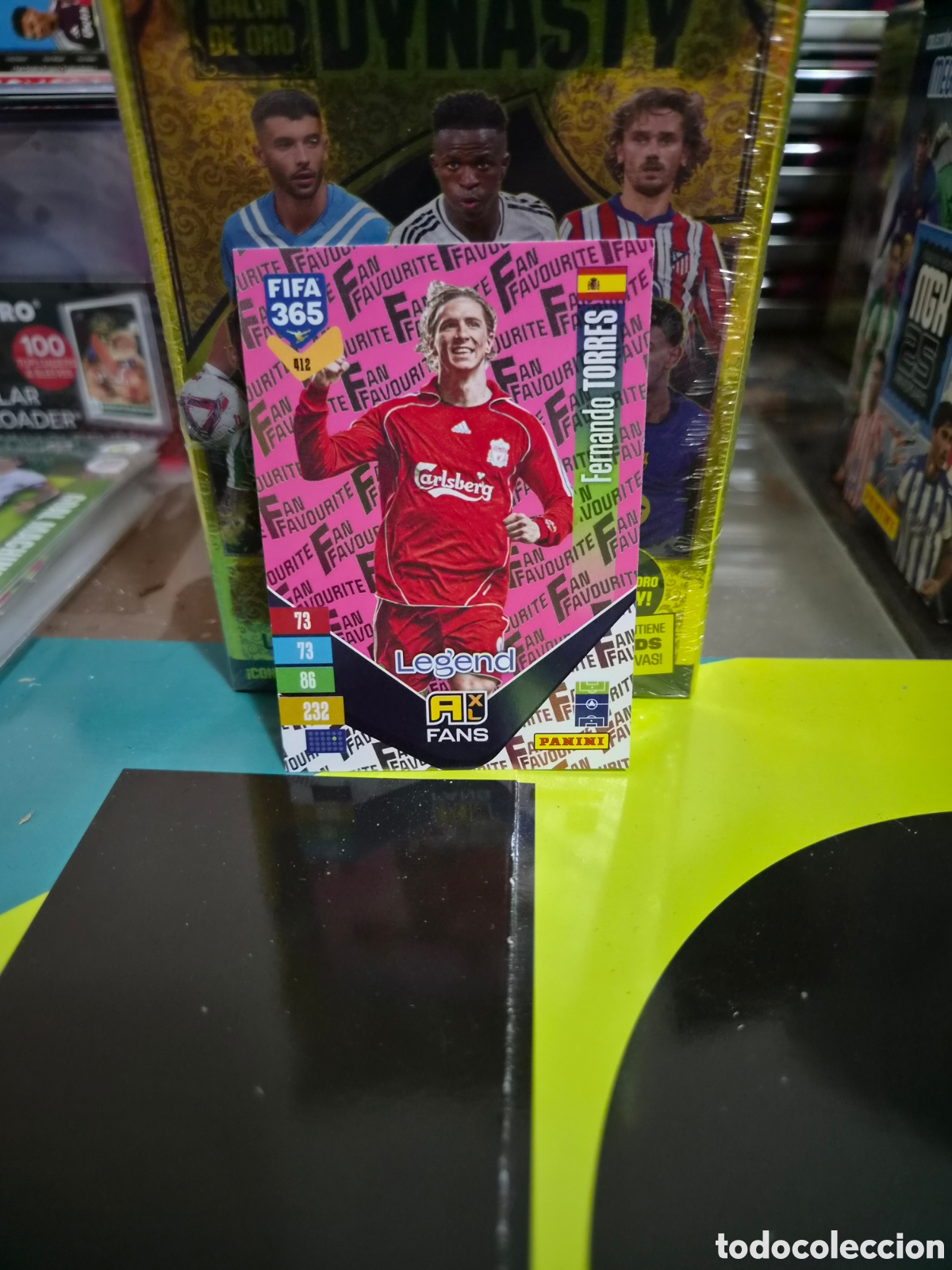 Cromos de f&uacute;tbol: N&deg;412 Fans Legends Pink Fernando Torres FIFA 365 2027