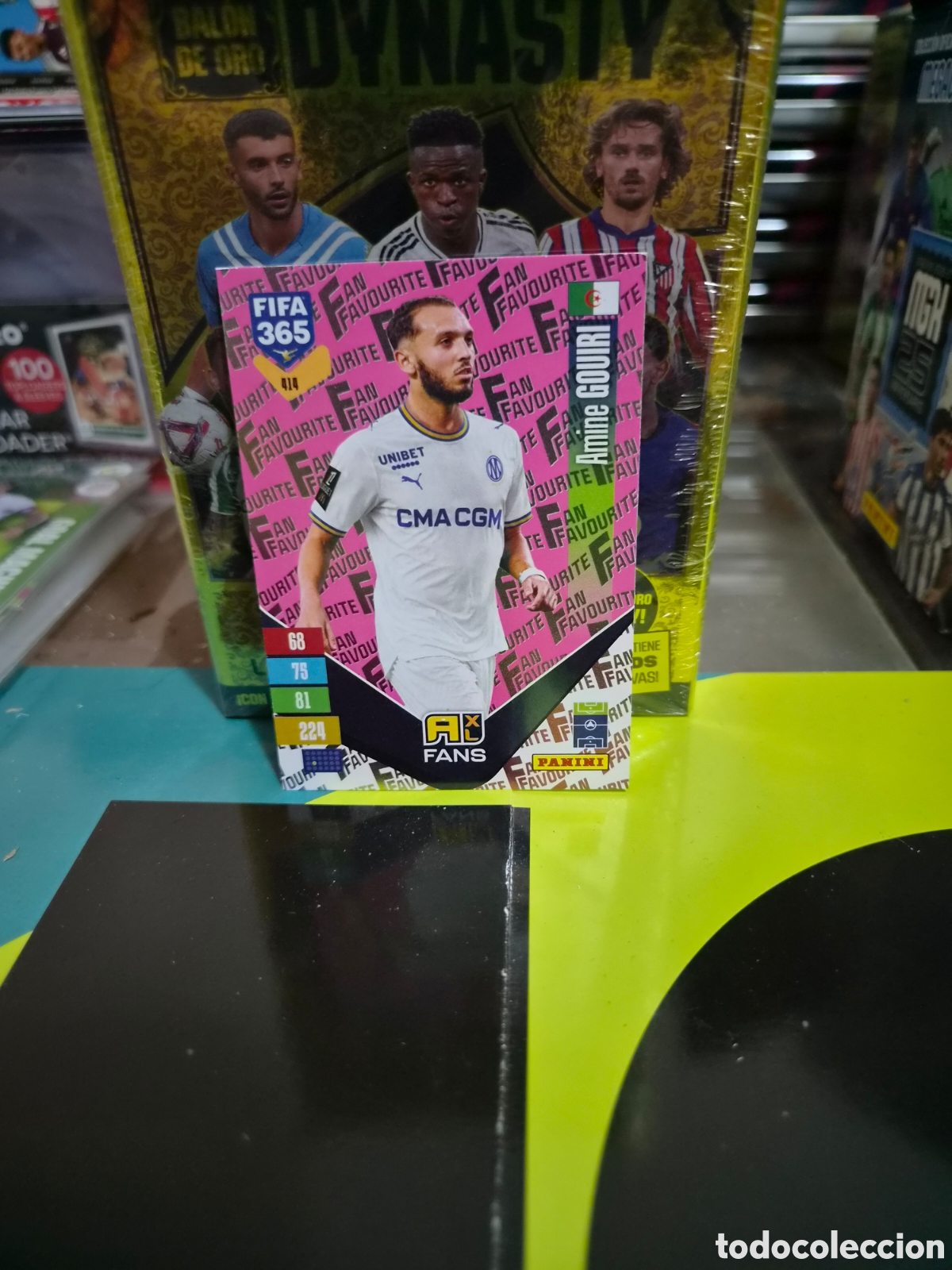 Cromos de f&uacute;tbol: N&deg;414 Fans Pink Gouiri FIFA 365 2027