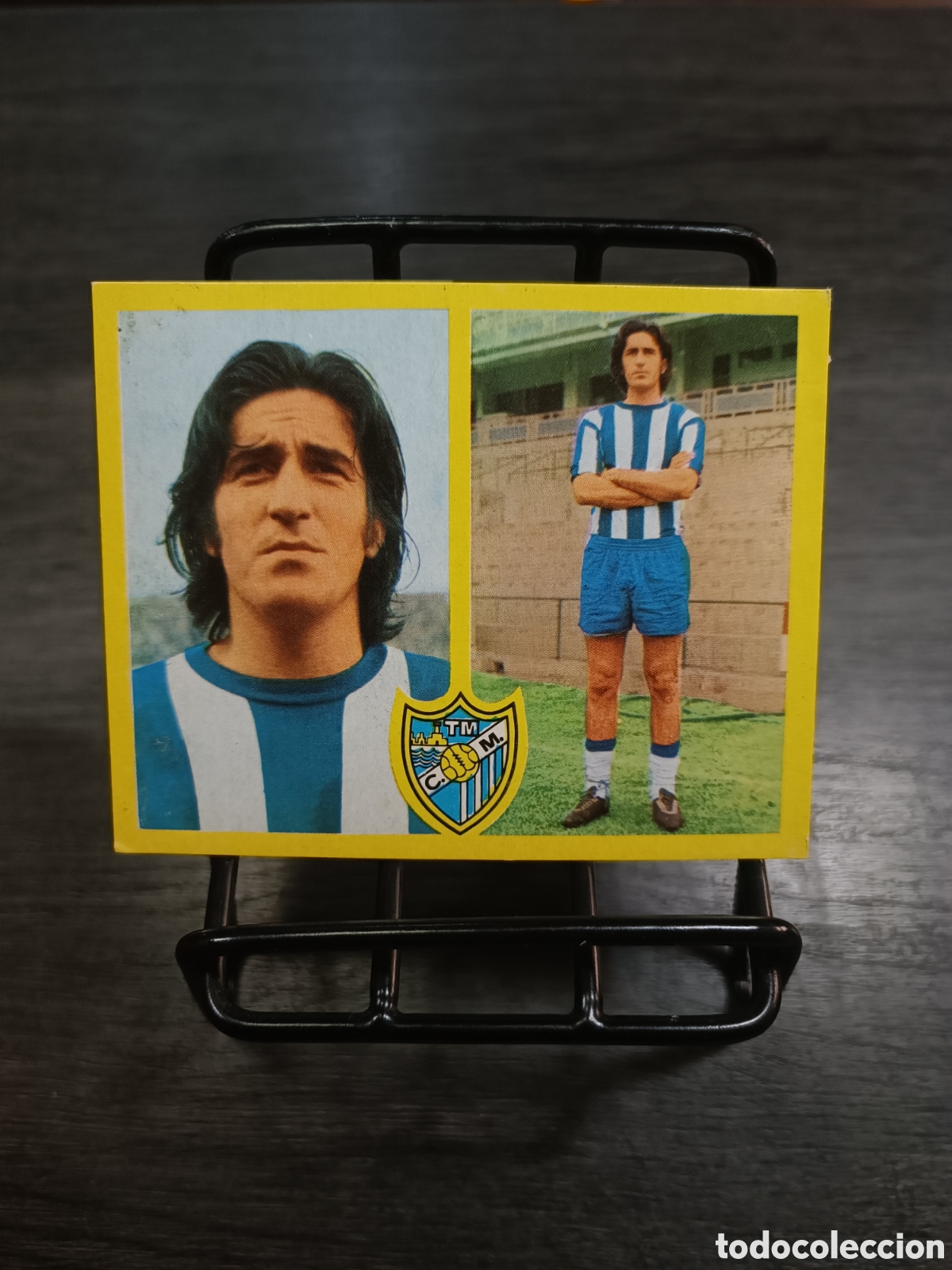Cromos de f&uacute;tbol: 1972 Liga Este Viberti m&aacute;laga despegado