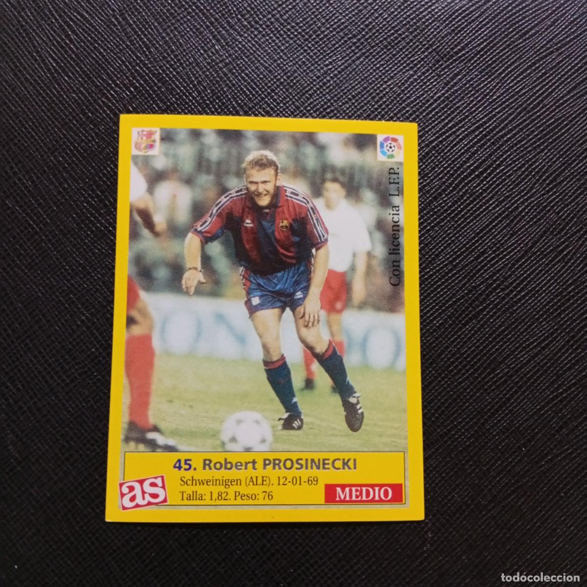Cromos de f&uacute;tbol: 45 PROSINECKI BARCELONA AS 1995 1996 CROMO FUTBOL LIGA 95 96 - SIN PEGAR - A96 PG46
