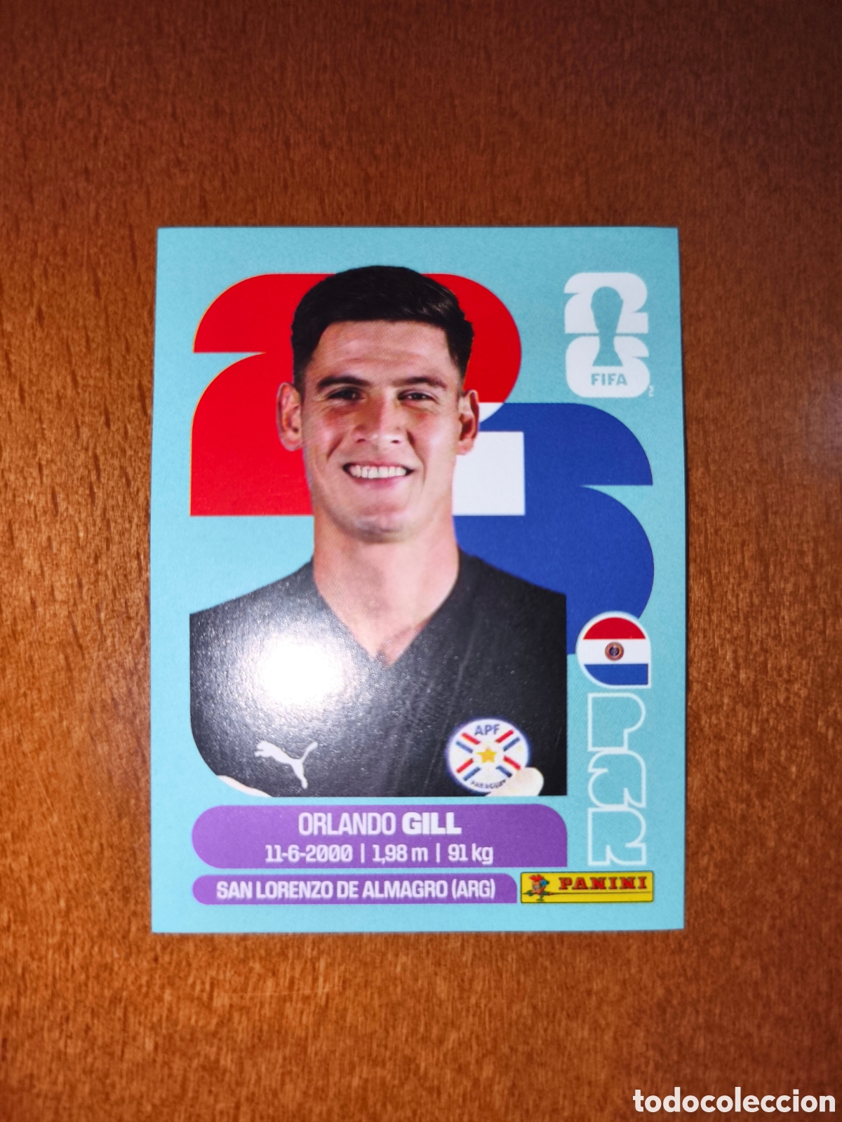 Cromos de f&uacute;tbol: PAR3 Orlando Gill PAR 3 Fifa World Cup 2026 Paraguay