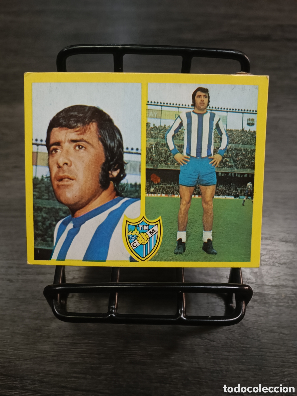 Cromos de f&uacute;tbol: 1972 Liga Este Vilanova m&aacute;laga despegado