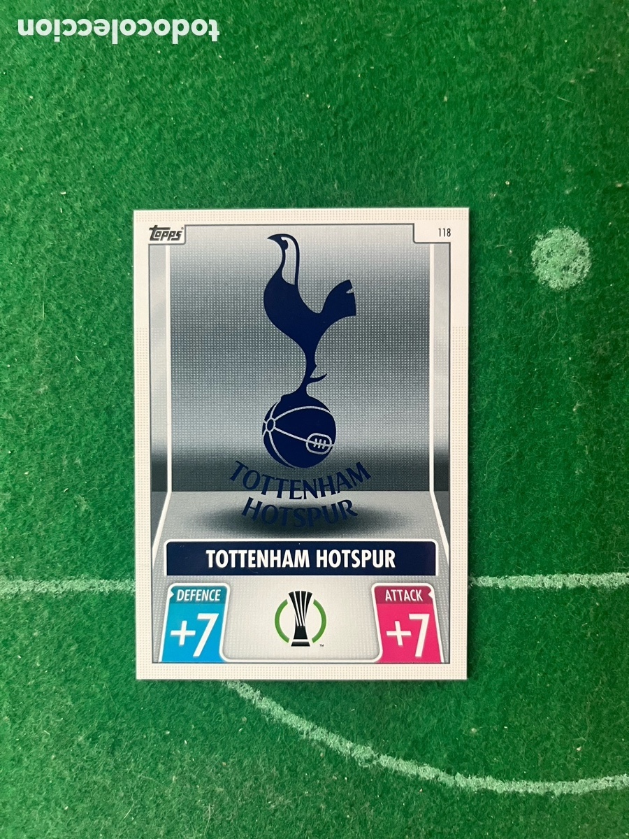 Cartes &agrave; collectionner de Football: 118 TOTTENHAM HOTSPUR MATCH ATTAX 2021 2022 TOPPS ESCUDO