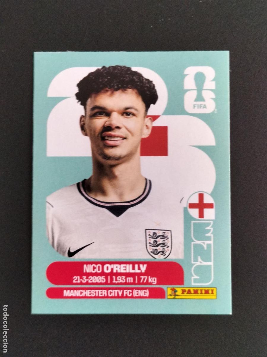 Cromos de f&uacute;tbol: ENG NICO O'REILLY INGLATERRA CROMOS STICKER UPDATE MUNDIAL 26 2026 FIFA WORLD CUP PANINI