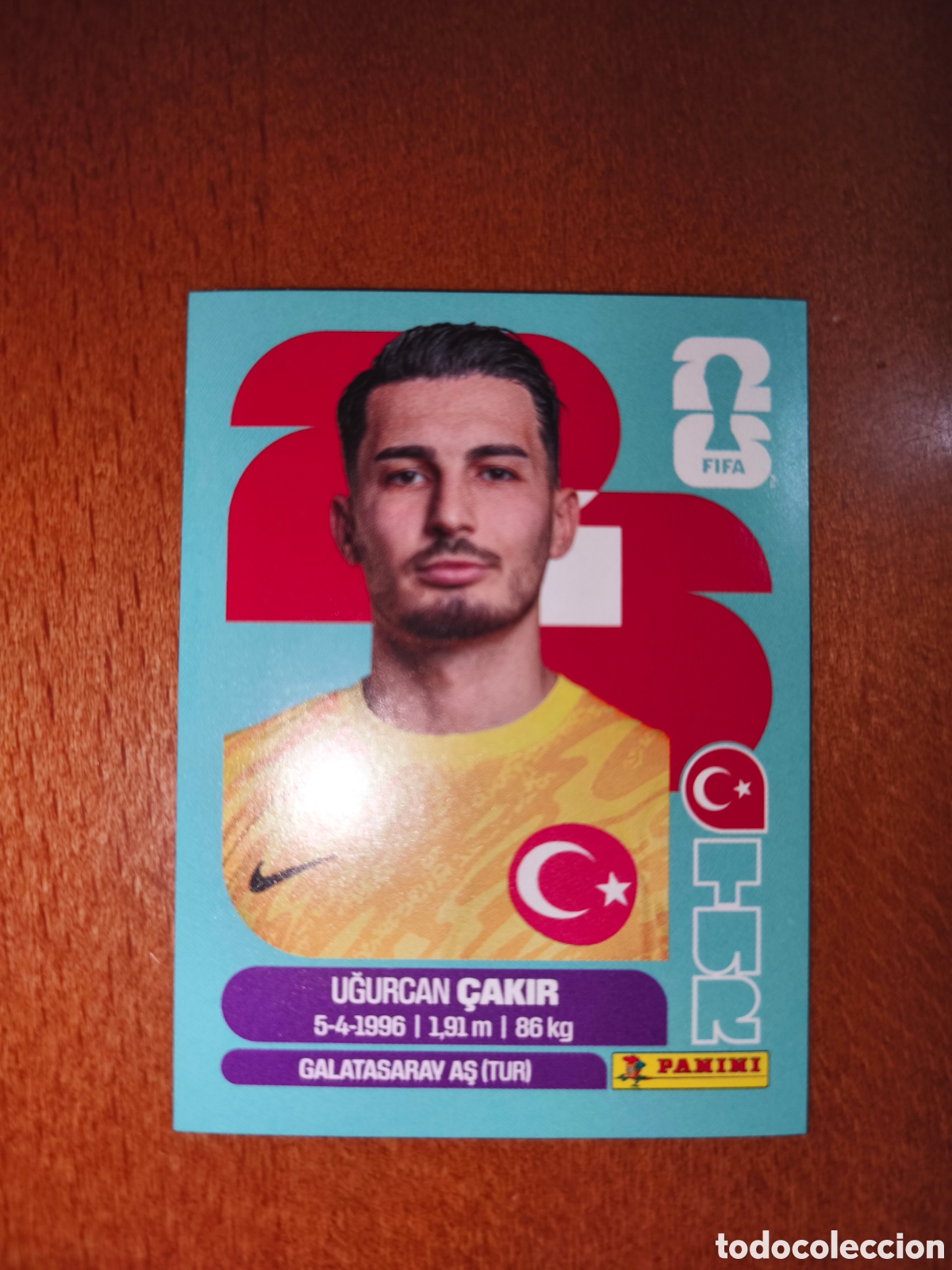 Cromos de f&uacute;tbol: TUR2 Ugurcan &Ccedil;akir TUR 2 Fifa World Cup 2026 Turqu&iacute;a