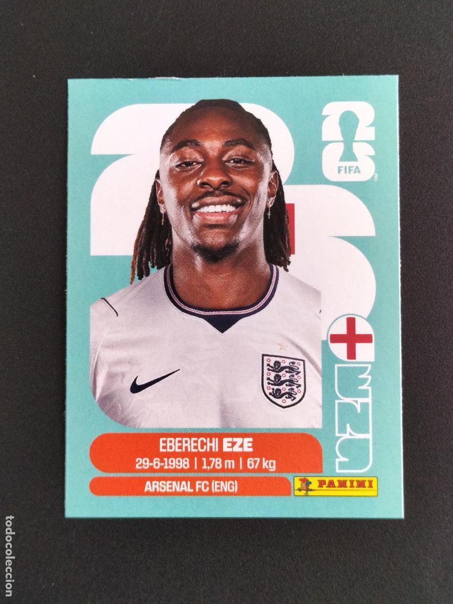 Cromos de f&uacute;tbol: ENG EBERECHI EZE INGLATERRA CROMOS STICKER UPDATE MUNDIAL 26 2026 FIFA WORLD CUP PANINI