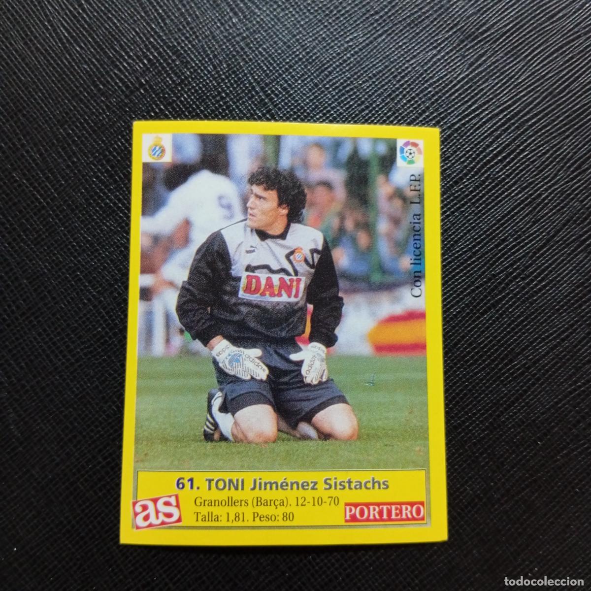 Cromos de f&uacute;tbol: 61 TONI ESPA&Ntilde;OL AS 1995 1996 CROMO FUTBOL LIGA 95 96 - SIN PEGAR - A96 PG136