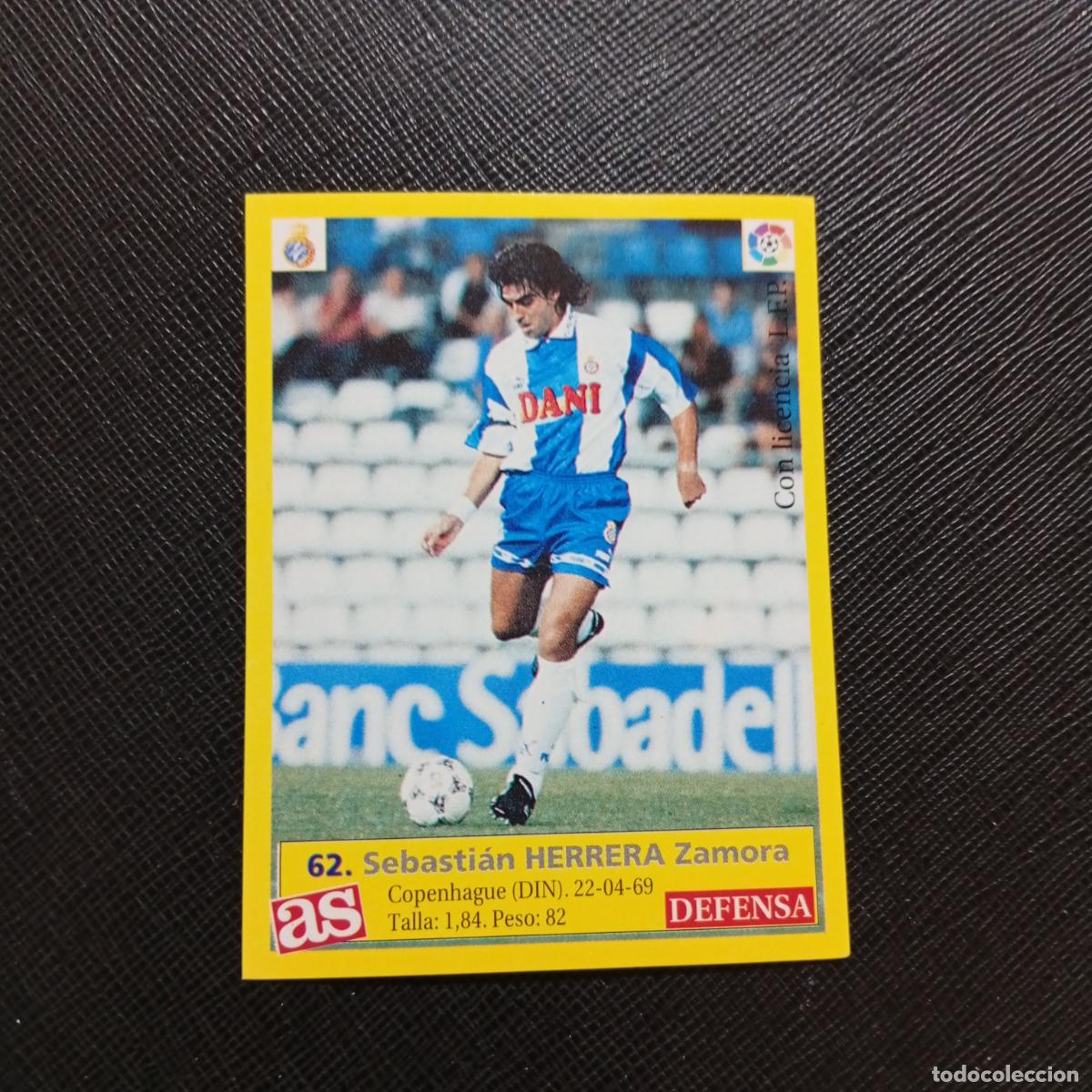 Cromos de f&uacute;tbol: 62 HERRERA ESPA&Ntilde;OL AS 1995 1996 CROMO FUTBOL LIGA 95 96 - SIN PEGAR - A96 PG145
