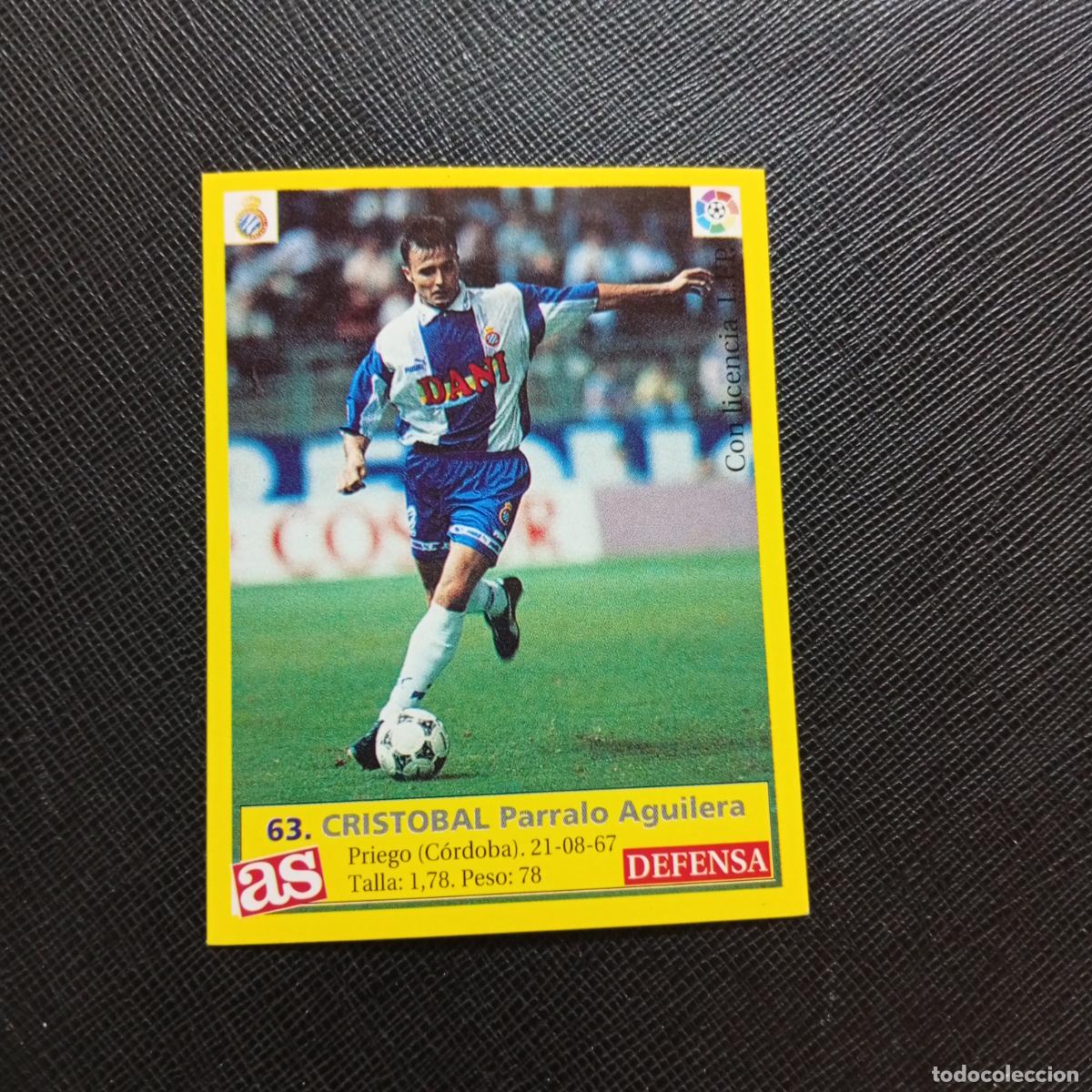 Cromos de f&uacute;tbol: 63 CRISTOBAL ESPA&Ntilde;OL AS 1995 1996 CROMO FUTBOL LIGA 95 96 - SIN PEGAR - A96 PG145