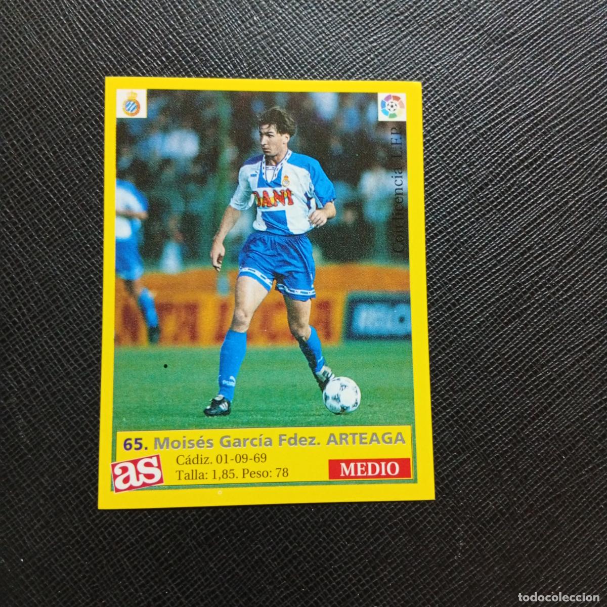 Figurine di Calcio: 65 ARTEAGA ESPA&Ntilde;OL AS 1995 1996 CROMO FUTBOL LIGA 95 96 - SIN PEGAR - A96 PG154