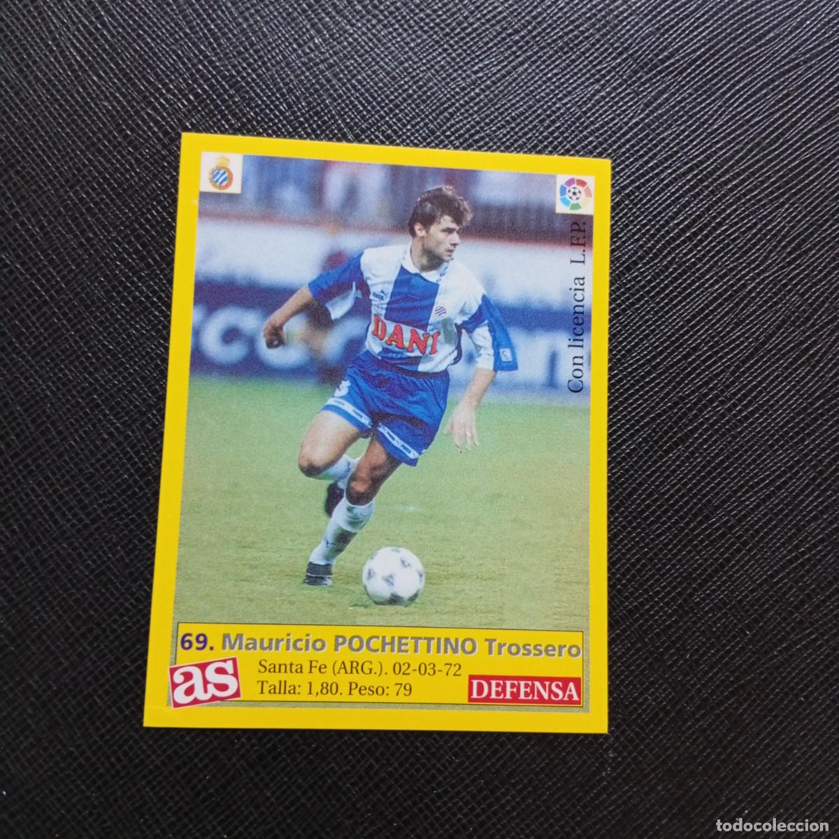 Figurine di Calcio: 69 POCHETTINO ESPA&Ntilde;OL AS 1995 1996 CROMO FUTBOL LIGA 95 96 - SIN PEGAR - A96 PG190
