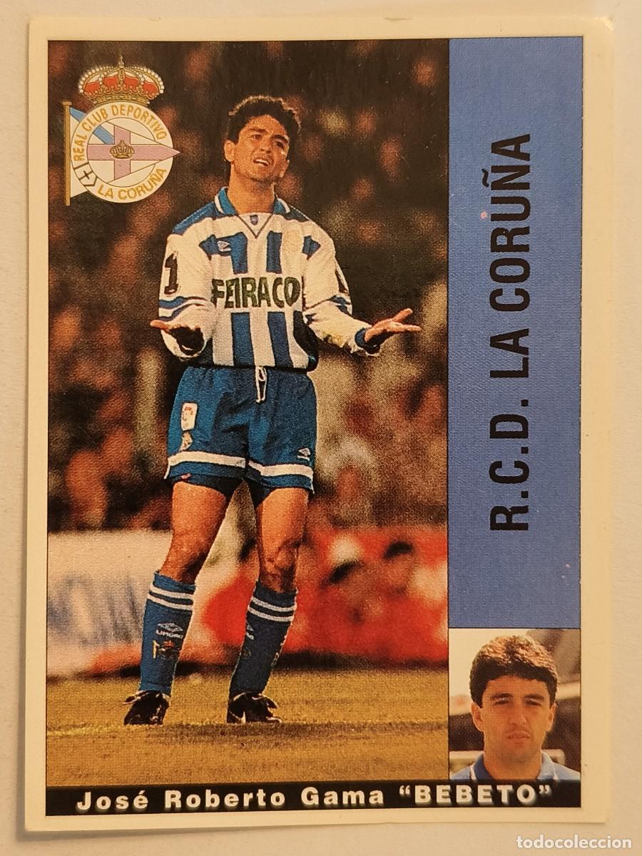 Figurine di Calcio: #BEBETO (DEPORTIVO CORU&Ntilde;A) LIGA 95/96 PANINI