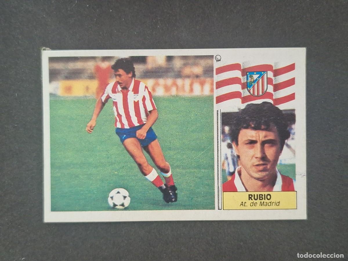 Figurine di Calcio: L5 RUBIO ATLETICO DE MADRID LIGA ESTE 1986 1987 86 87 DESPEGADO RECUPERADO