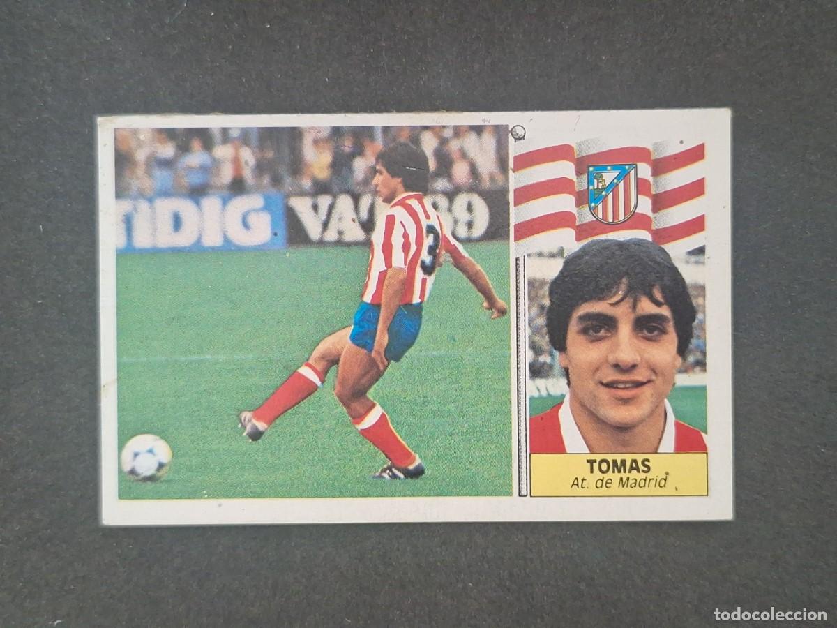 Cromos de f&uacute;tbol: L5 TOMAS ATLETICO DE MADRID LIGA ESTE 1986 1987 86 87 DESPEGADO RECUPERADO