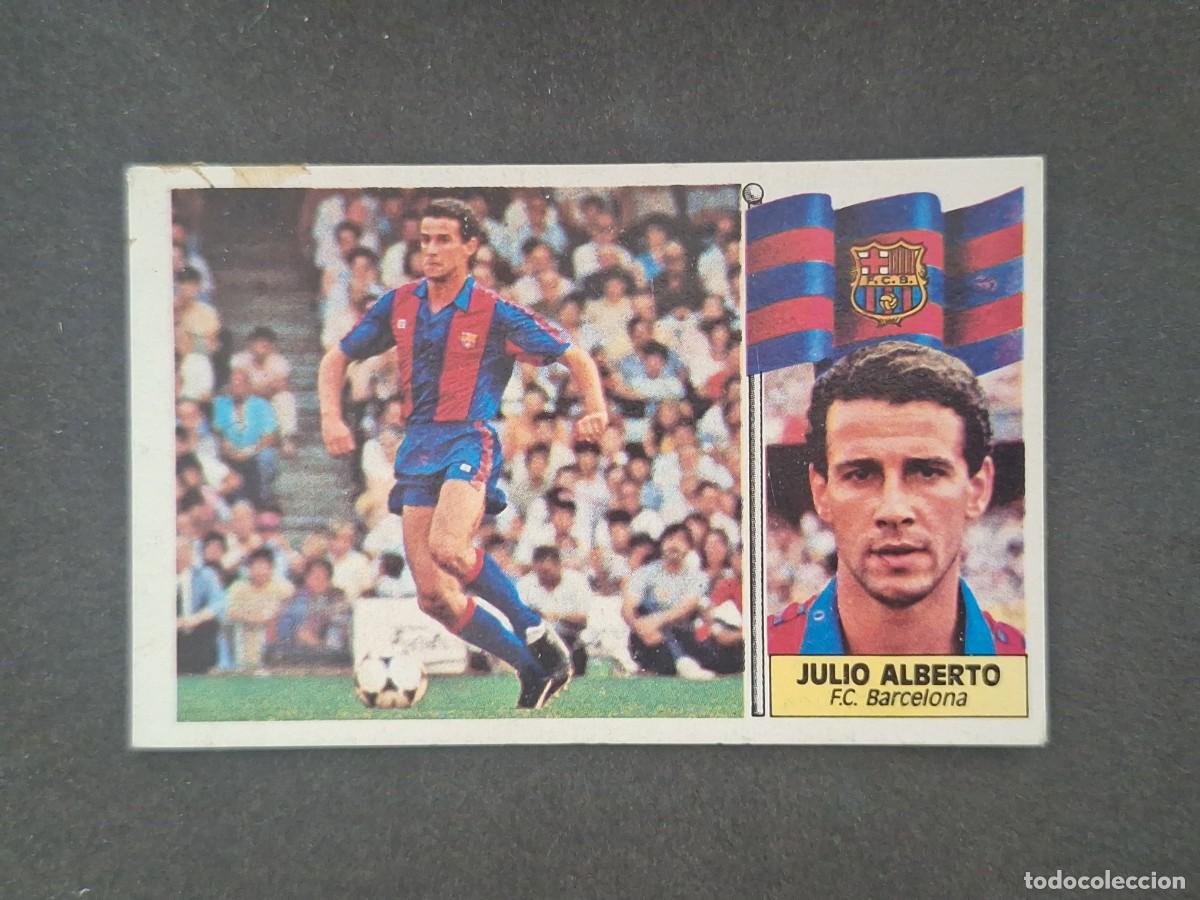 Figurine di Calcio: L5 JULIO ALBERTO F. C. BARCELONA LIGA ESTE 1986 1987 86 87 DESPEGADO RECUPERADO