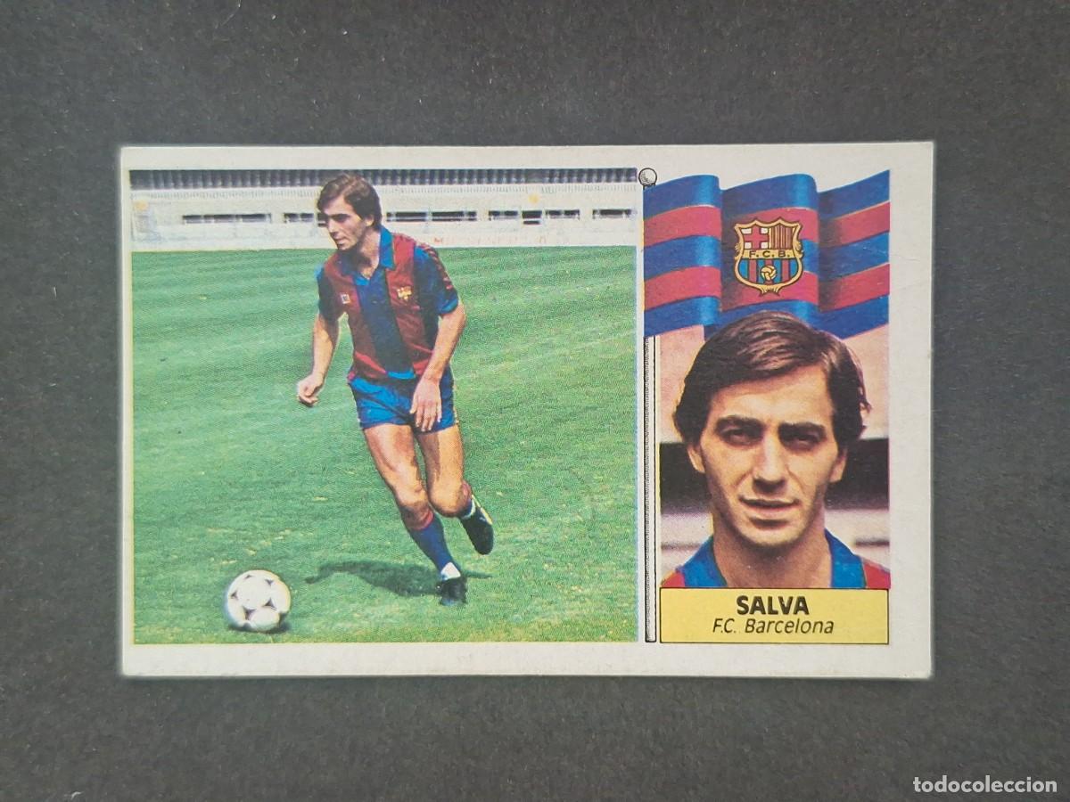 Figurine di Calcio: L5 SALVA F. C. BARCELONA LIGA ESTE 1986 1987 86 87 DESPEGADO RECUPERADO