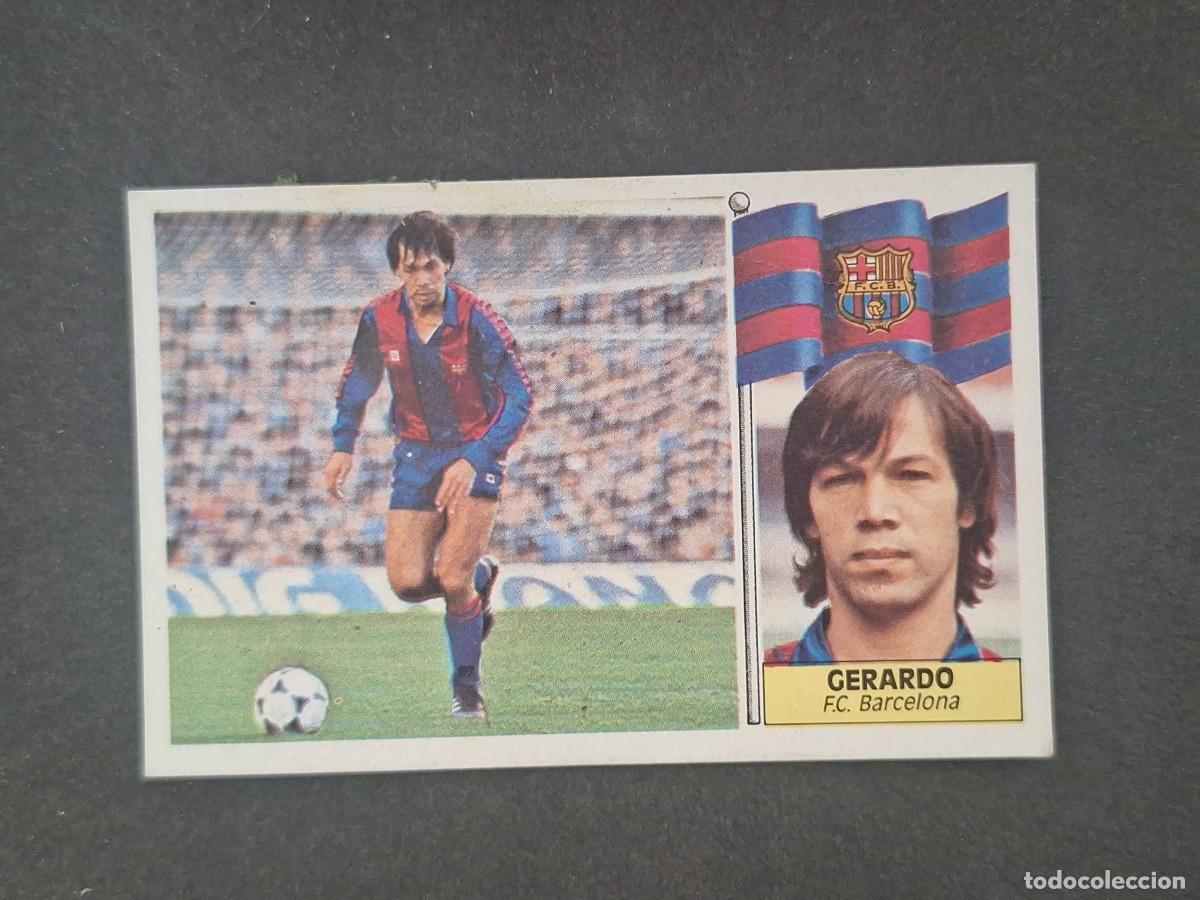 Figurine di Calcio: L5 GERARDO F. C. BARCELONA LIGA ESTE 1986 1987 86 87 DESPEGADO RECUPERADO