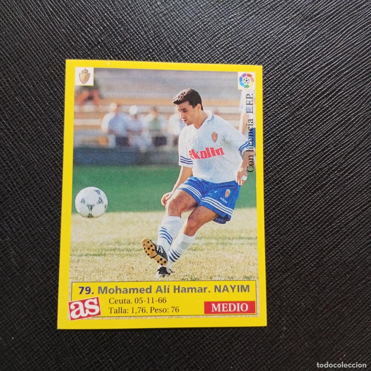 Figurine di Calcio: 79 NAYIM ZARAGOZA AS 1995 1996 CROMO FUTBOL LIGA 95 96 - SIN PEGAR - A96 PG235