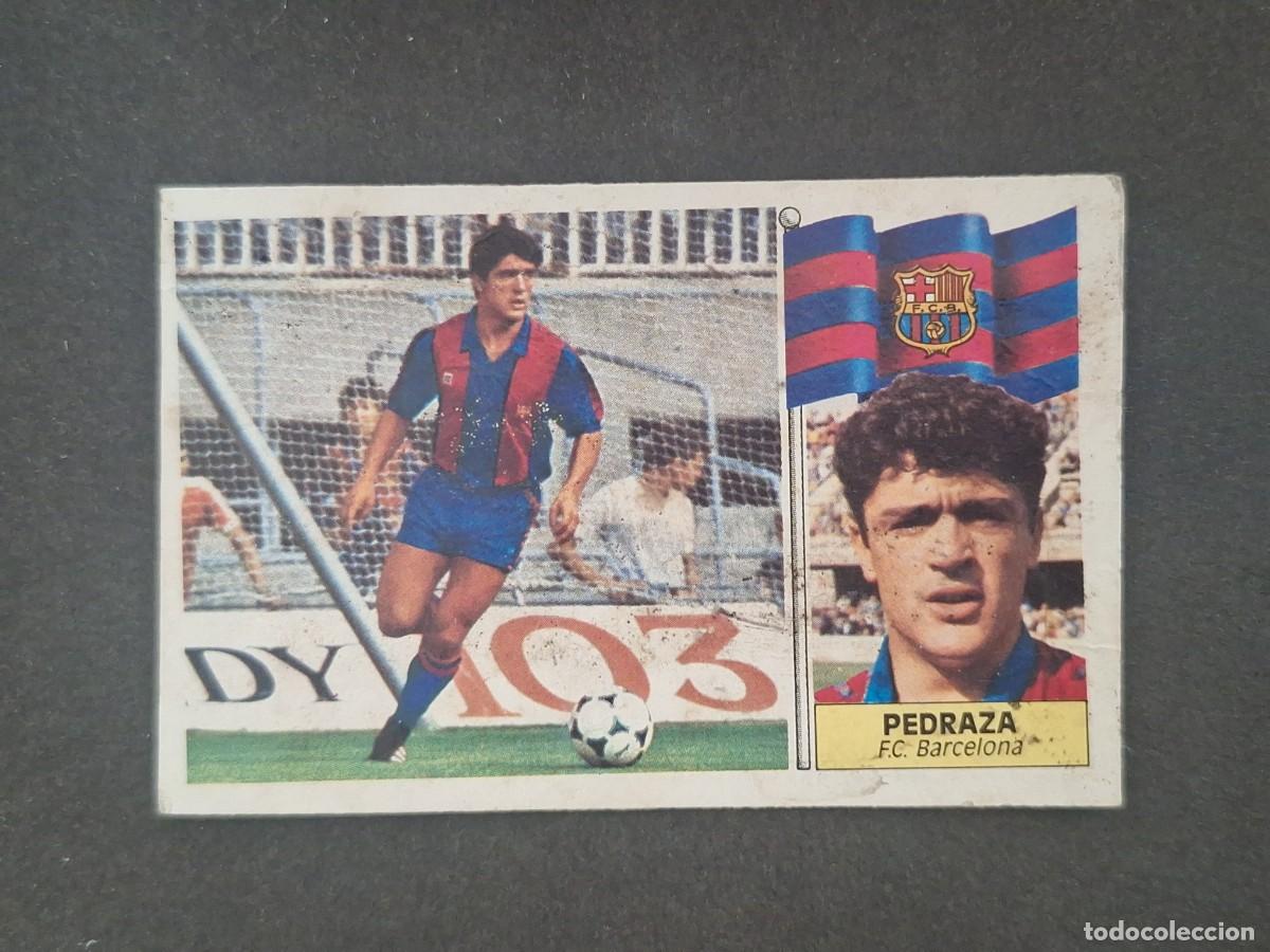 Figurine di Calcio: L5 PEDRAZA F. C. BARCELONA LIGA ESTE 1986 1987 86 87 DESPEGADO RECUPERADO