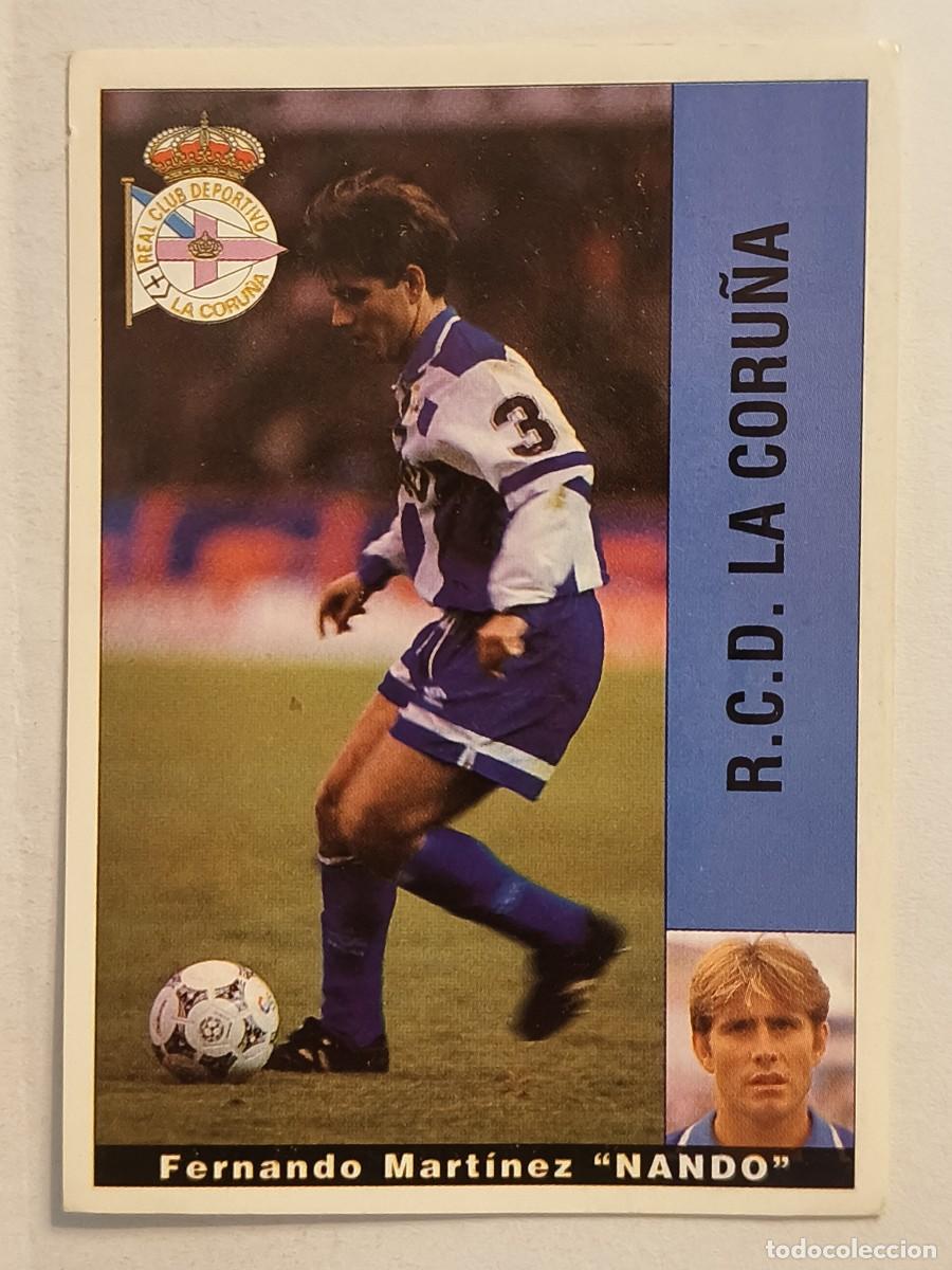 Figurine di Calcio: #NANDO (DEPORTIVO CORU&Ntilde;A) LIGA 95/96 PANINI