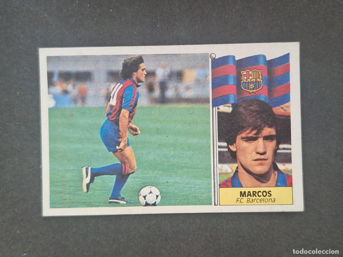 Figurine di Calcio: L5 MARCOS F. C. BARCELONA LIGA ESTE 1986 1987 86 87 DESPEGADO RECUPERADO