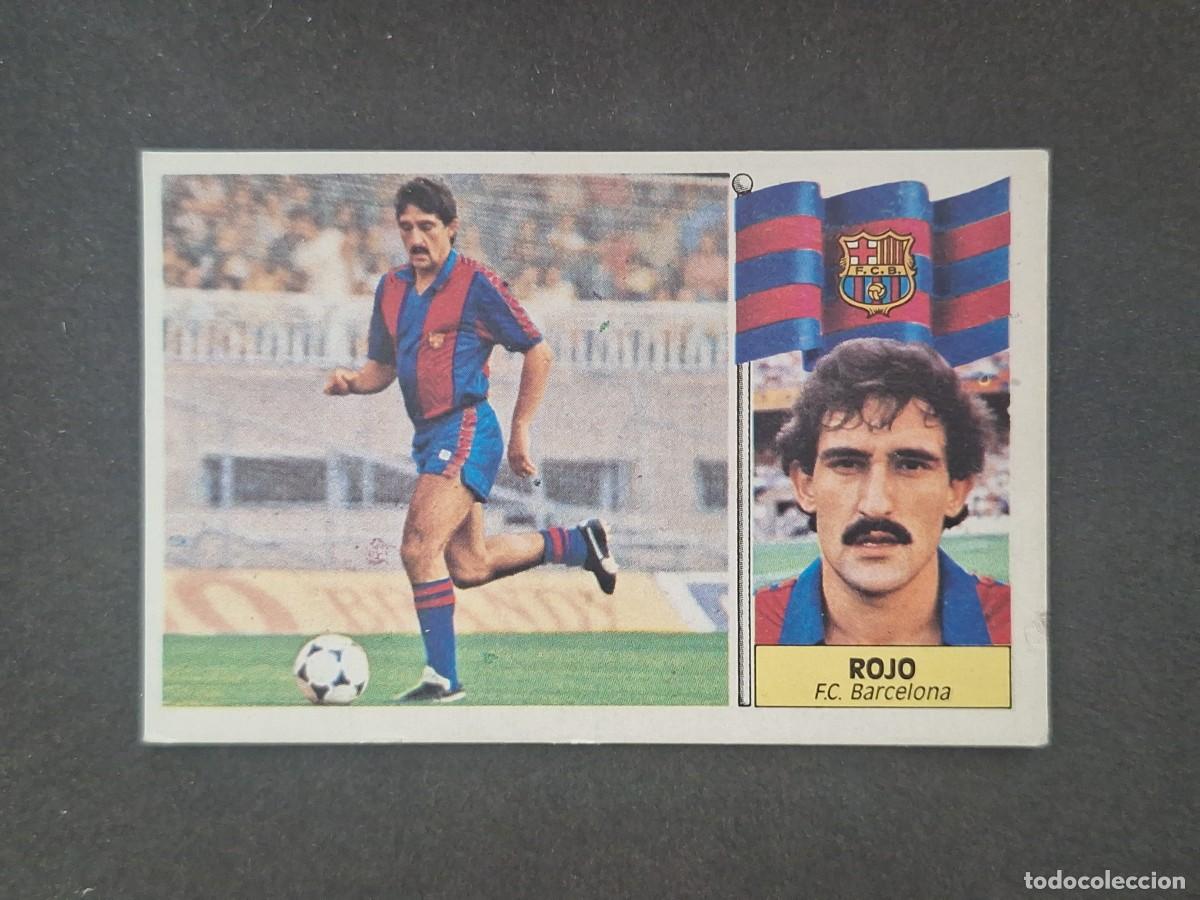 Figurine di Calcio: L5 ROJO F. C. BARCELONA LIGA ESTE 1986 1987 86 87 DESPEGADO RECUPERADO