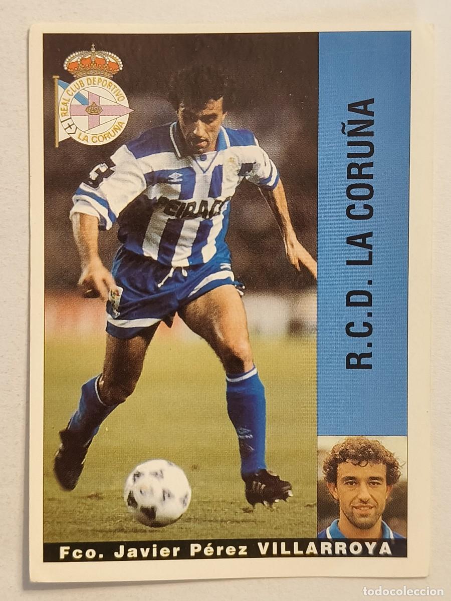 Cromos de f&uacute;tbol: #VILLARROYA (DEPORTIVO CORU&Ntilde;A) LIGA 95/96 PANINI