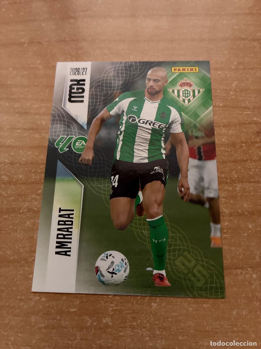 Cromos de f&uacute;tbol: 100 AMRABAT REAL BETIS MEGACRACKS 2026 2027