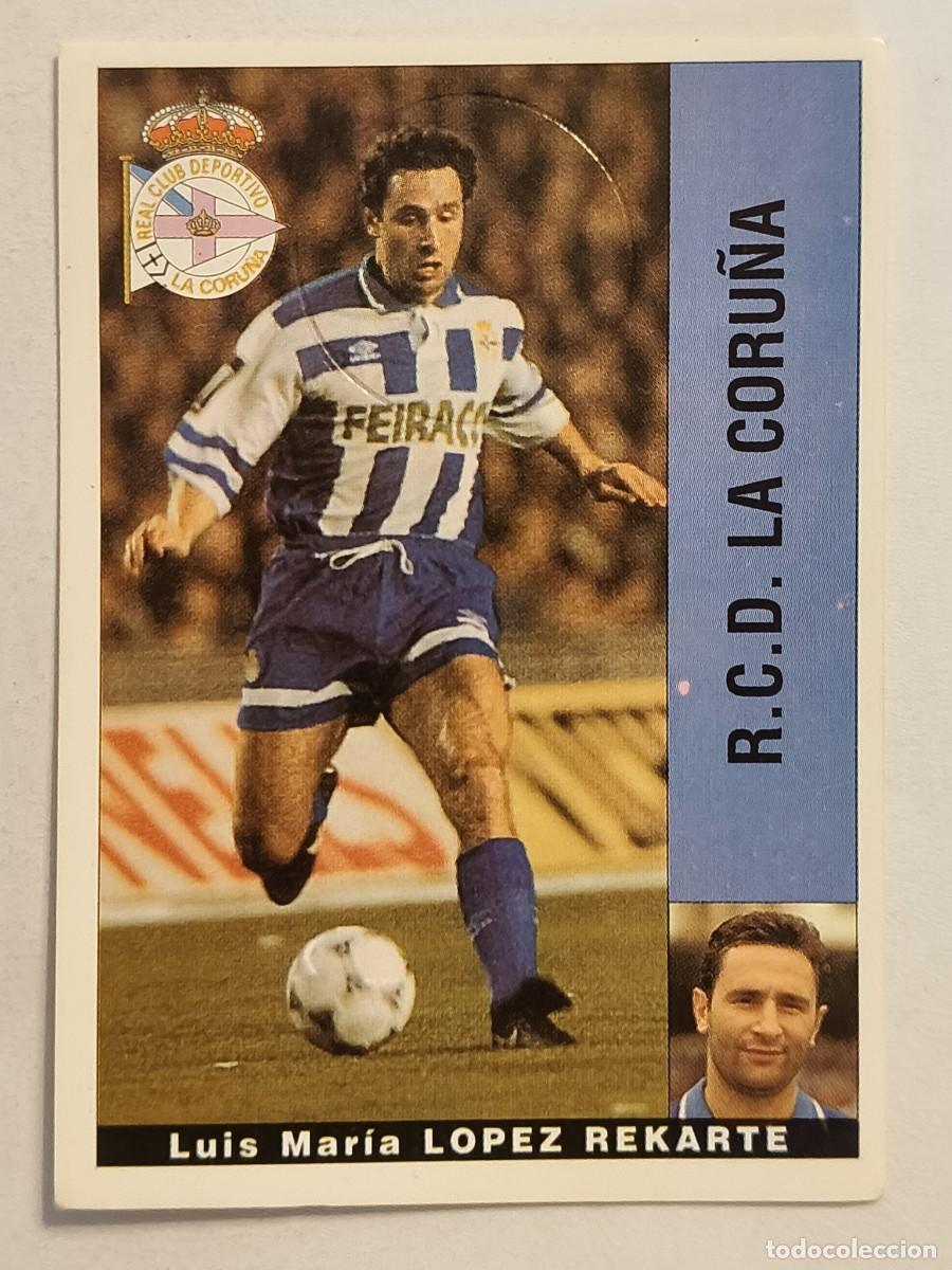 Cromos de f&uacute;tbol: #LOPEZ REKARTE (DEPORTIVO CORU&Ntilde;A) LIGA 95/96 PANINI