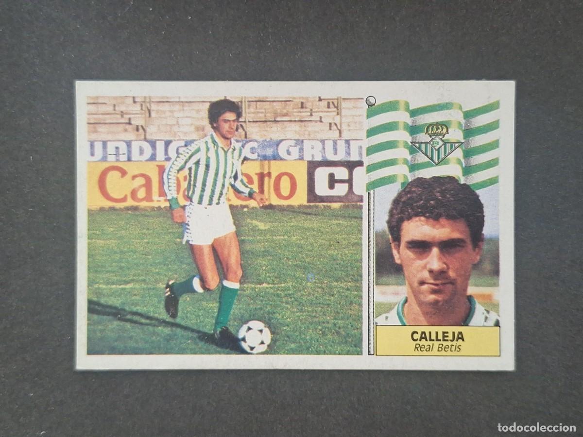 Cartes &agrave; collectionner de Football: L5 CALLEJA REAL BETIS BALOMPIE LIGA ESTE 1986 1987 86 87 DESPEGADO RECUPERADO