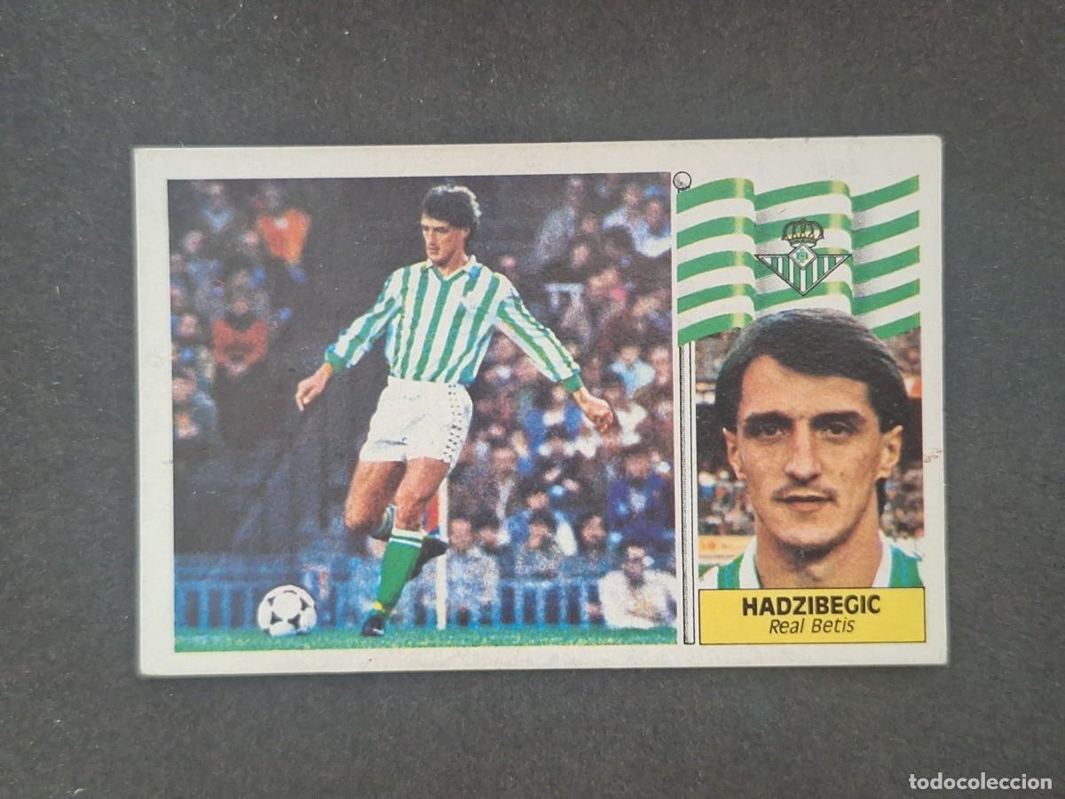 Cartes &agrave; collectionner de Football: L5 HADZIBEGIC REAL BETIS BALOMPIE LIGA ESTE 1986 1987 86 87 DESPEGADO RECUPERADO