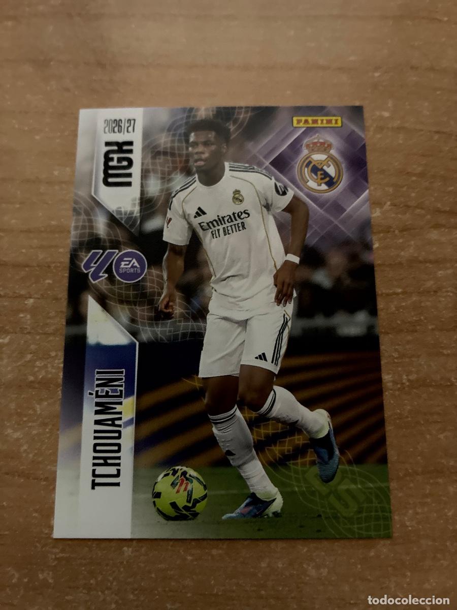Cartes &agrave; collectionner de Football: 225 TCHOUAMENI REAL MADRID MEGACRACKS 2026 2027