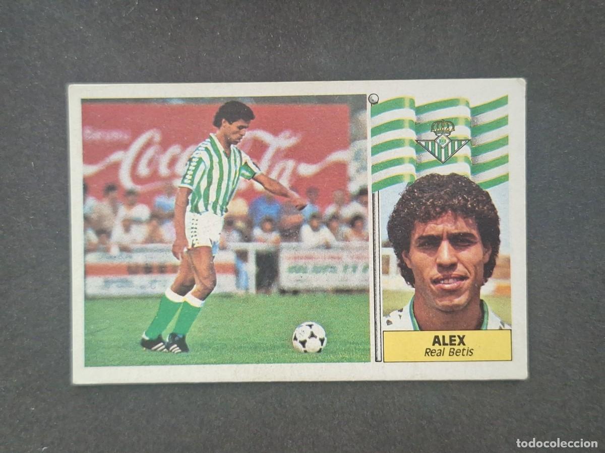 Cartes &agrave; collectionner de Football: L5 ALEX REAL BETIS BALOMPIE LIGA ESTE 1986 1987 86 87 DESPEGADO RECUPERADO