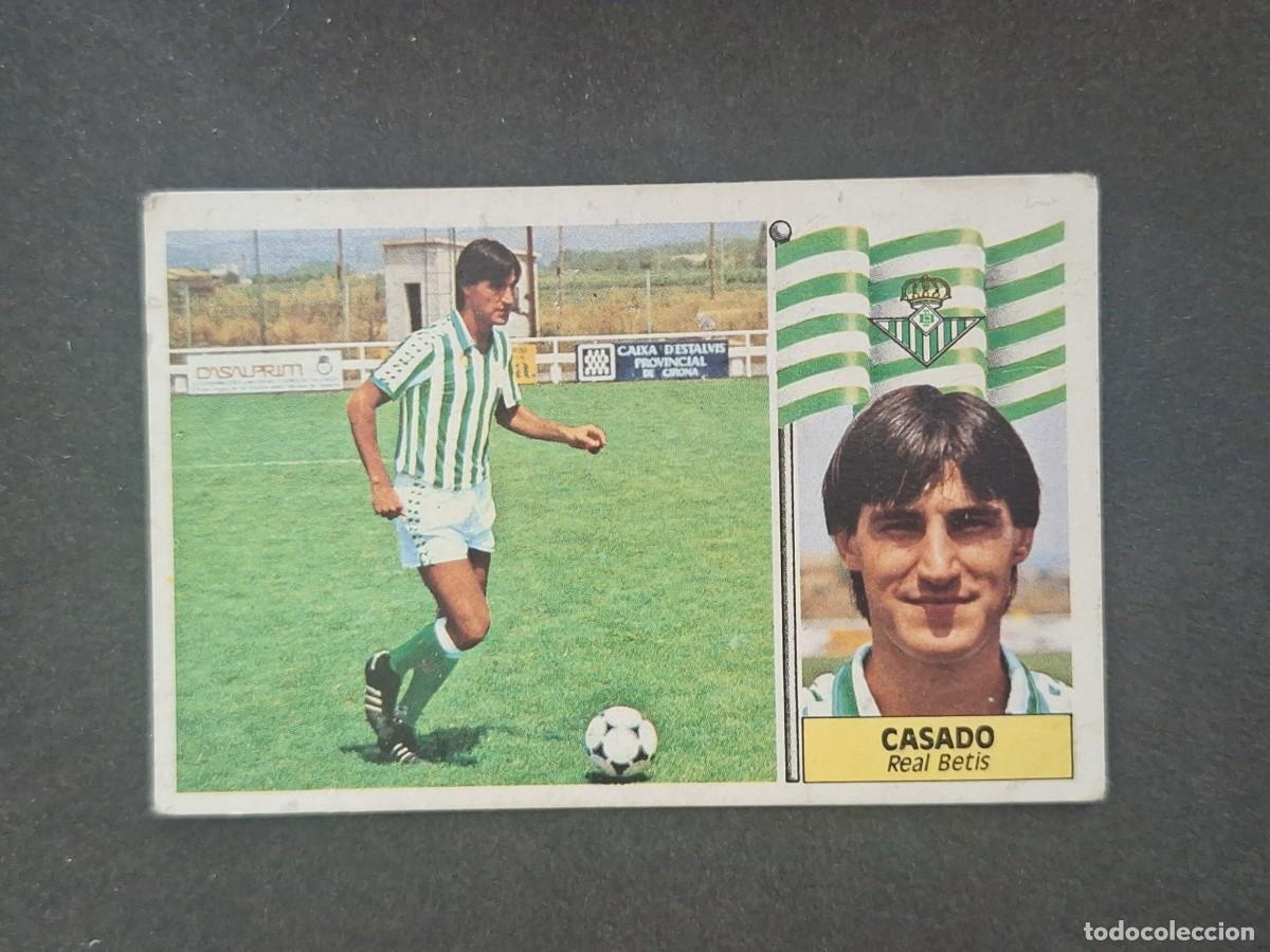 Cromos de Futebol: L5 CASADO REAL BETIS BALOMPIE LIGA ESTE 1986 1987 86 87 DESPEGADO RECUPERADO