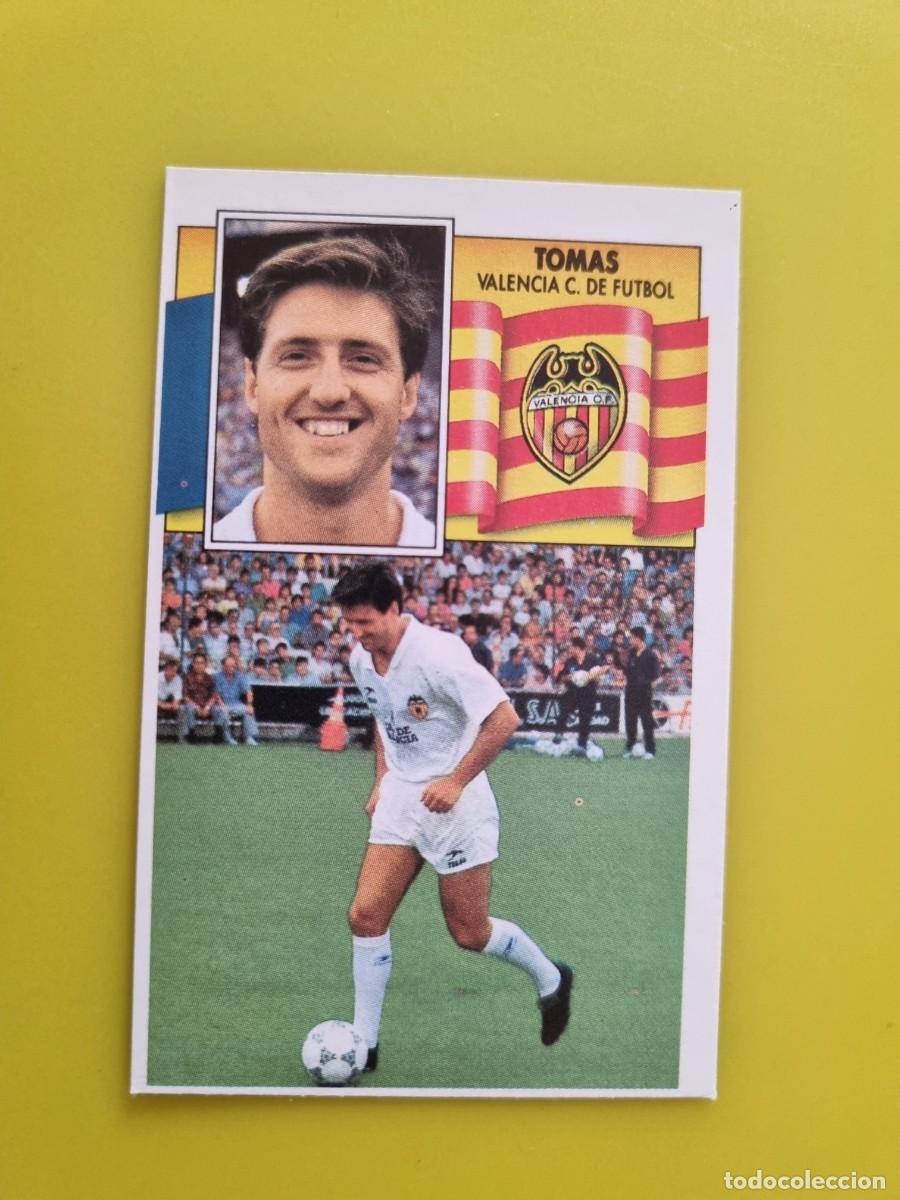 Cromos de Futebol: CROMO LIGA ESTE 90 91 1990 1991 NUNCA PEGADO SIN PEGAR TOMAS VALENCIA CF AR1026