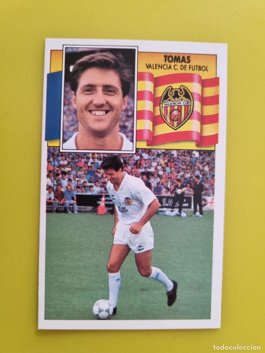 Cromos de Futebol: CROMO LIGA ESTE 90 91 1990 1991 NUNCA PEGADO SIN PEGAR TOMAS VALENCIA CF AR1026