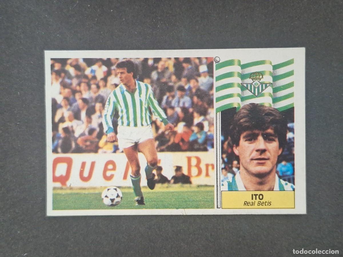 Cromos de Futebol: L5 ITO REAL BETIS BALOMPIE LIGA ESTE 1986 1987 86 87 DESPEGADO RECUPERADO