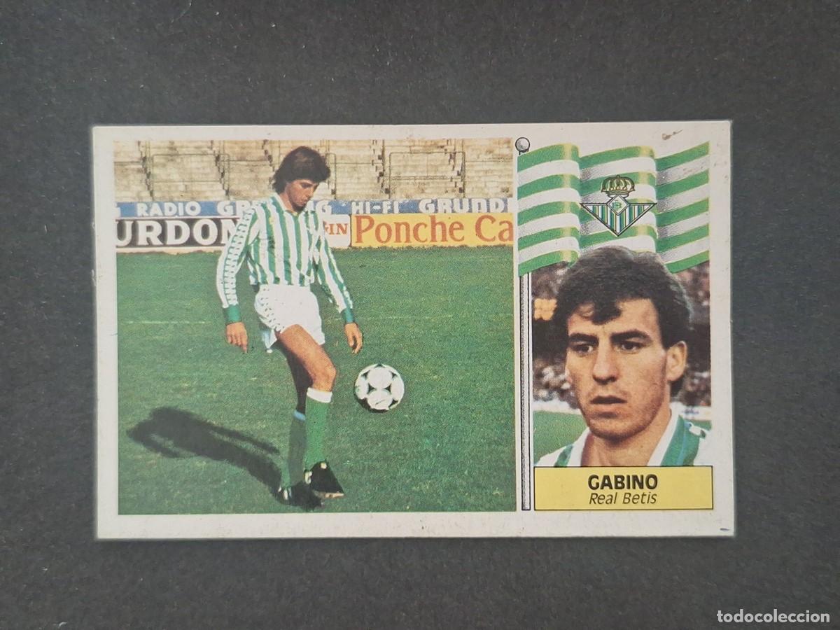 Football Stickers: L5 GABINO REAL BETIS BALOMPIE LIGA ESTE 1986 1987 86 87 DESPEGADO RECUPERADO