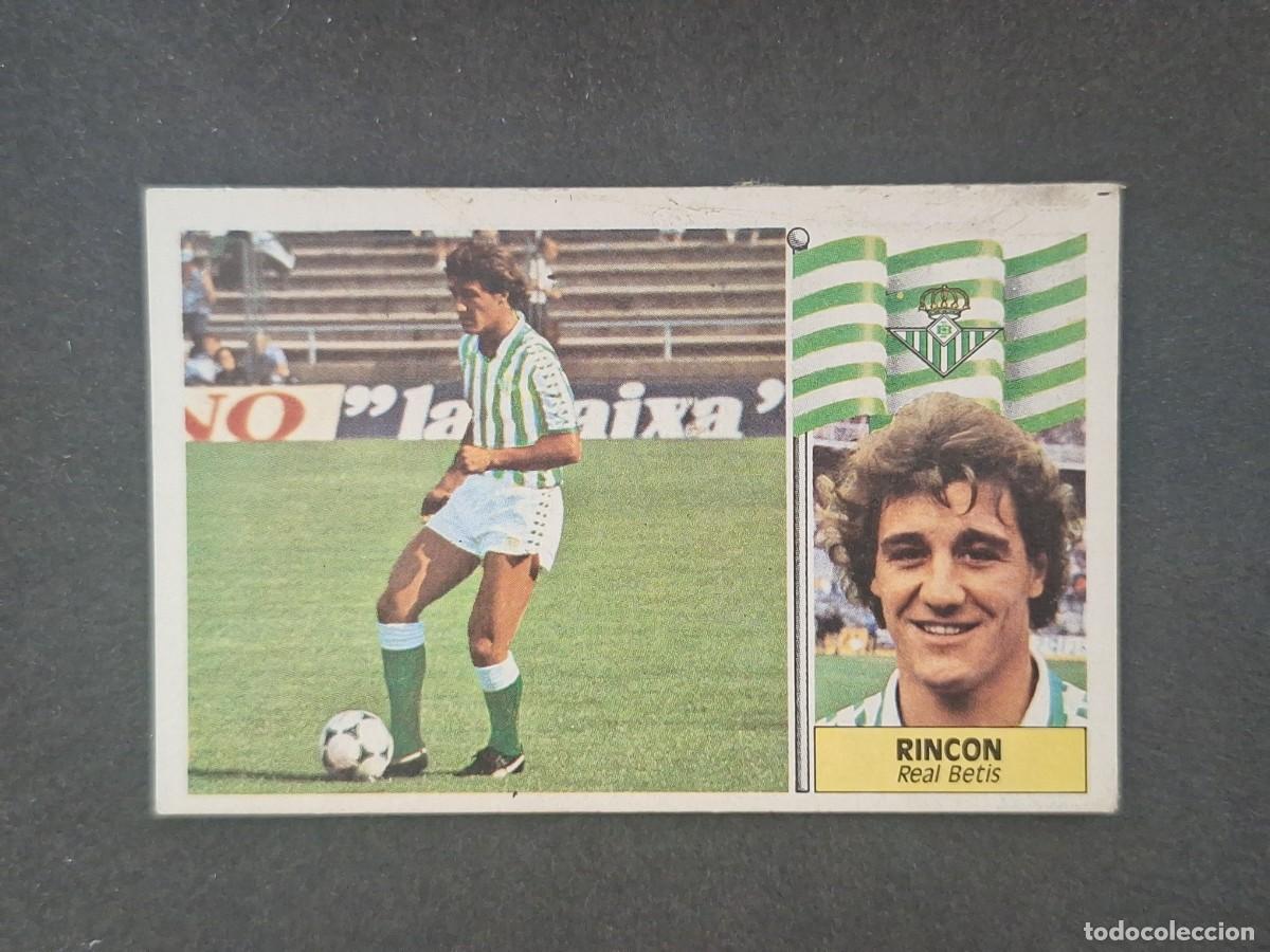 Football Stickers: L5 RINCON REAL BETIS BALOMPIE LIGA ESTE 1986 1987 86 87 DESPEGADO RECUPERADO