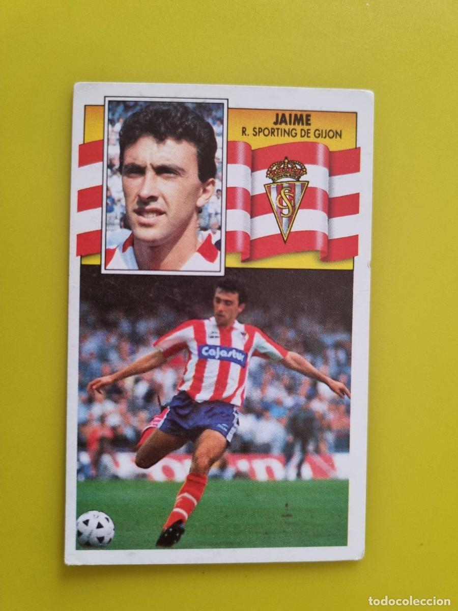 Fu&szlig;ball-Sticker: CROMO LIGA ESTE 90 91 1990 1991 NUNCA PEGADO SIN PEGAR JAIME SPORTING DE GIJON AR1026