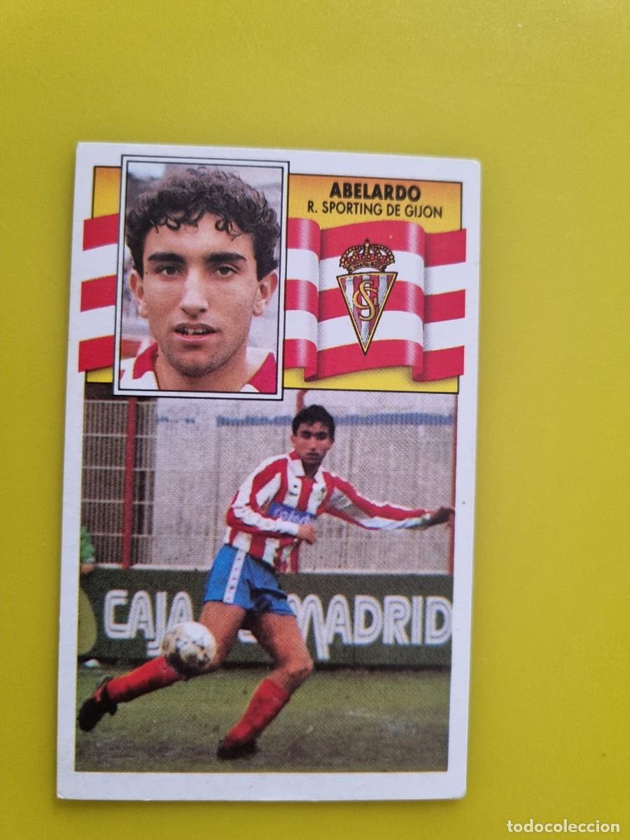 Cromos de Futebol: CROMO LIGA ESTE 90 91 1990 1991 NUNCA PEGADO SIN PEGAR ABELARDO SPORTING DE GIJON AR1026